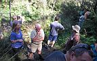 11-Some of the convoy check out a disused mine  